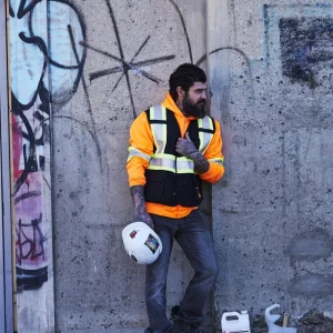 Fire Resistant (FR) Cotton Duck Hi Vis Safety Vest - 022-TVFR158
