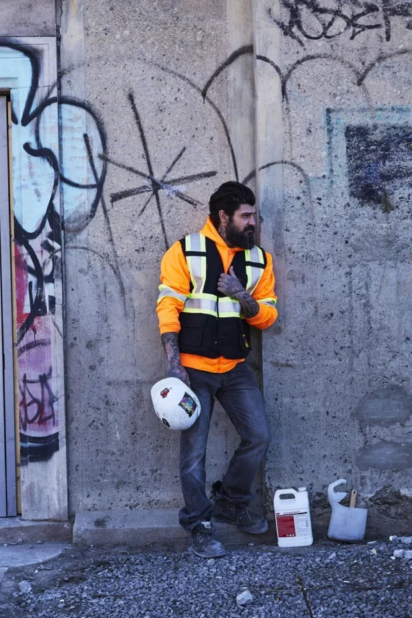 Fire Resistant (FR) Cotton Duck Hi Vis Safety Vest - 022-TVFR158