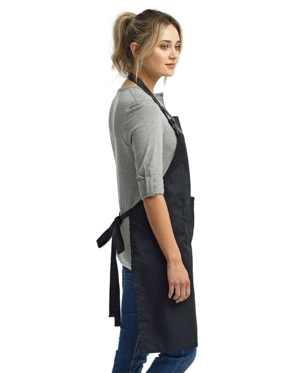 Artisan Collection by Reprime - Espresso Bib Apron with Pocket - RP123 - Image 3