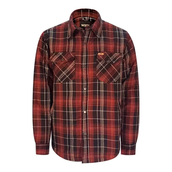 Men's Flannel Jacket with Sherpa Lining - TK-1871 - Image 8