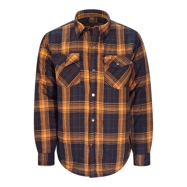 Men's Flannel Jacket with Sherpa Lining - TK-1871 - Image 5