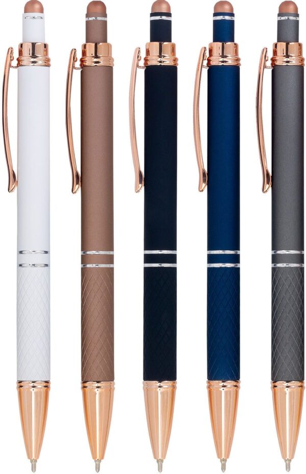Full Colour Crossgate Stylus Pen - Rose Gold - WC400461 - Image 4