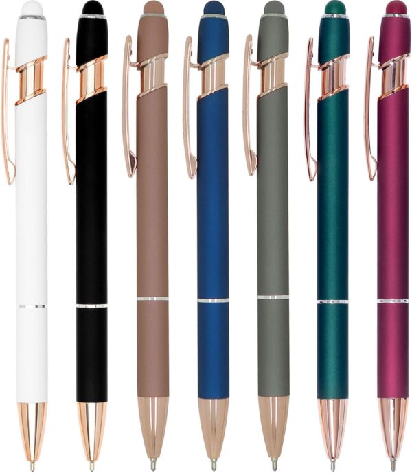 Full Colour Ultima Rose Gold Stylus Pen - WC49484